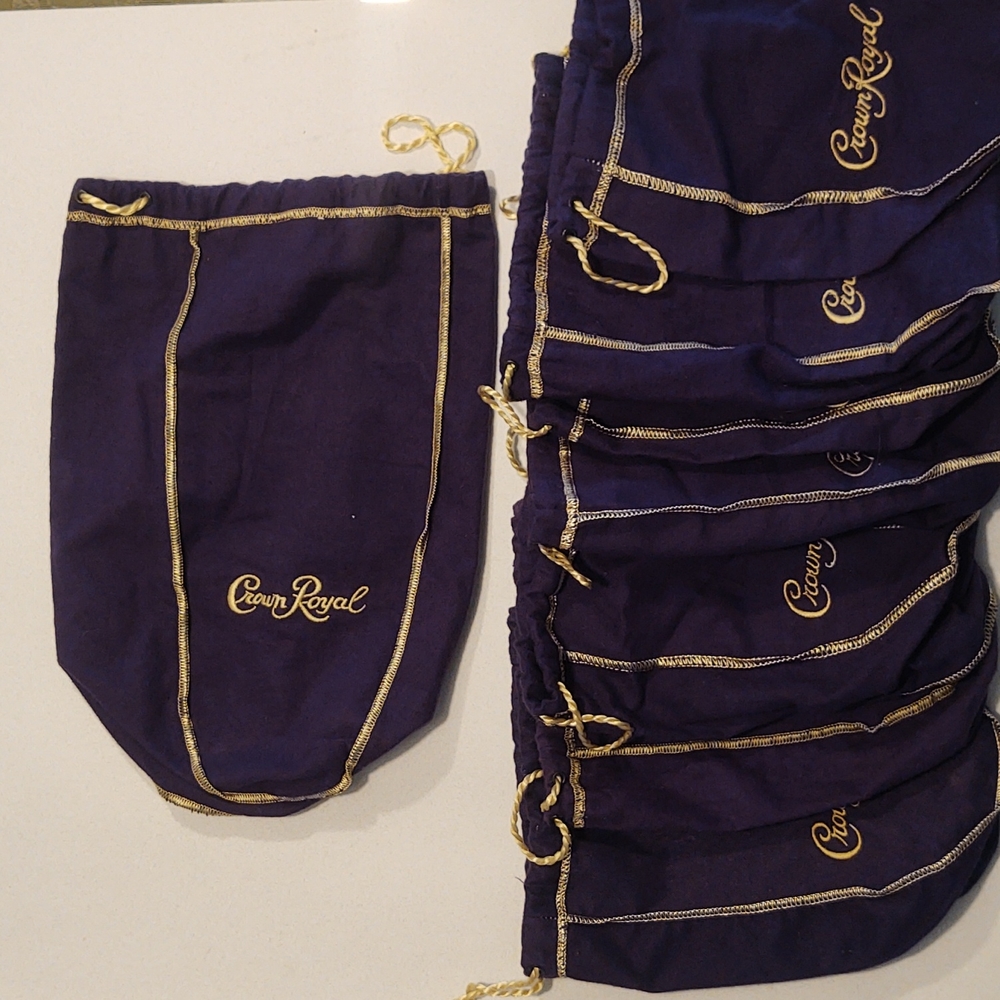 8 Purple Royal Crown Bags